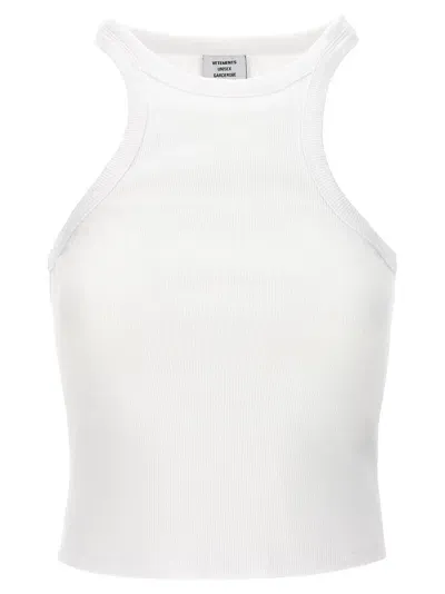 Vetements Racing Tank Top In White