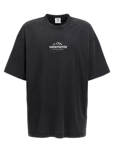 Vetements Spring Logo T-shirt Black