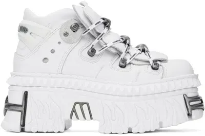 Vetements White New Rock Edition Platform Sneakers