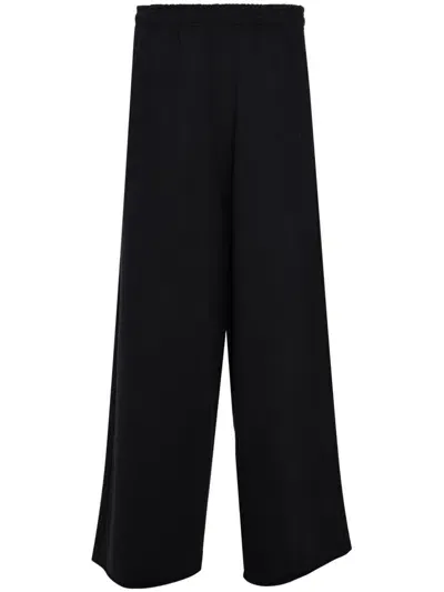 Vetements Wide Leg Sweatpants In Black