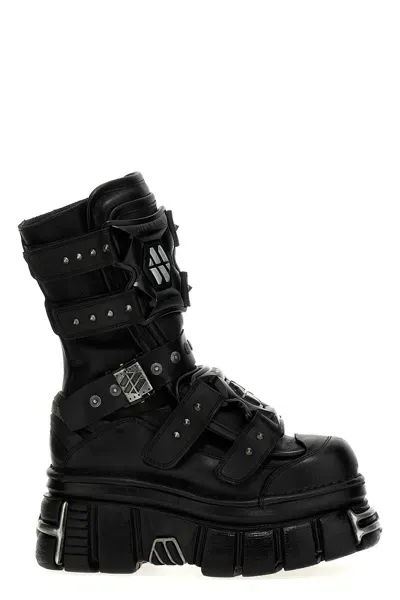 Vetements Black New Rock Edition Gamer Boots