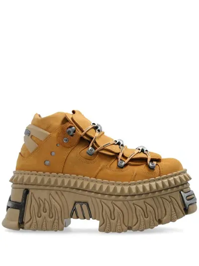 Vetements X New Rock Sneakers In Brown