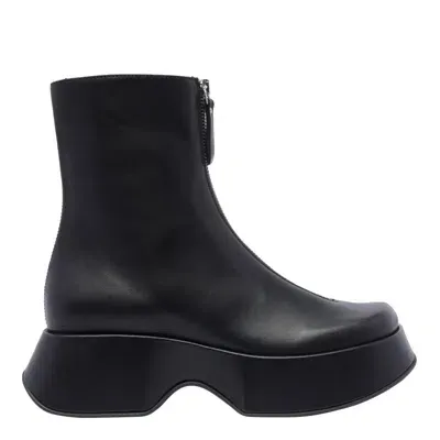 Vic Matie Elodie Platform Boots In Black