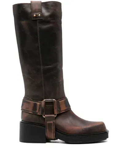 Vic Matie Boots In Brown