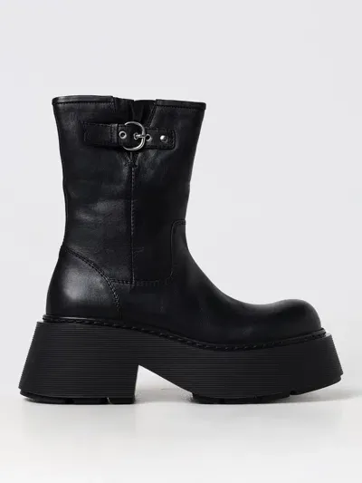 Vic Matie Flat Ankle Boots Vic Matié Woman Color Black