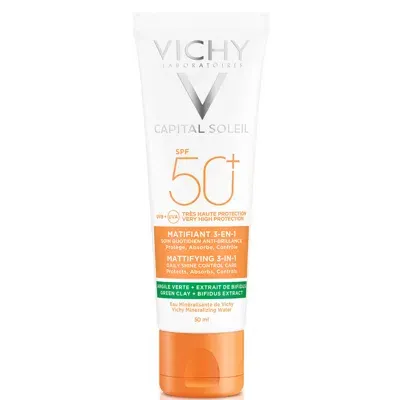 Vichy Capital Soleil Mattifying 3-in-1 Spf50+ 50ml In White