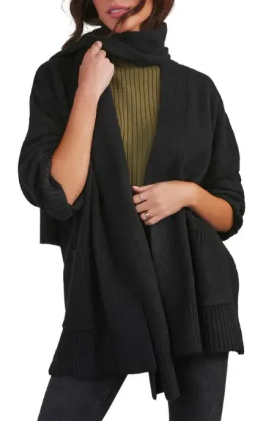 Vici Collection Jarvais Scarf Cardigan In Black