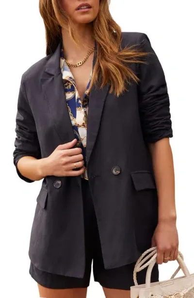 Vici Collection Payton Standard Blazer In Indigo