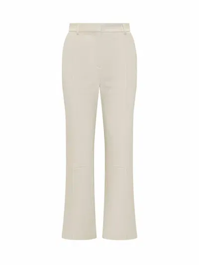 Victoria Beckham Cropped Kick Trouser In Avorio