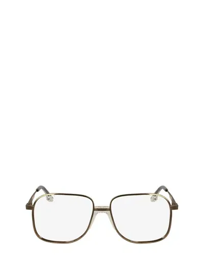 Victoria Beckham Eyeglasses In Amber Gold