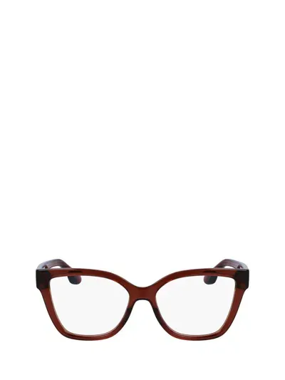 Victoria Beckham Eyeglasses In Brown