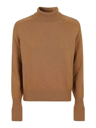 Victoria Beckham Light Brown Wool Sweater