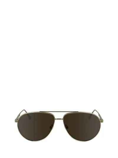 Victoria Beckham Sunglasses In Gold / Khaki