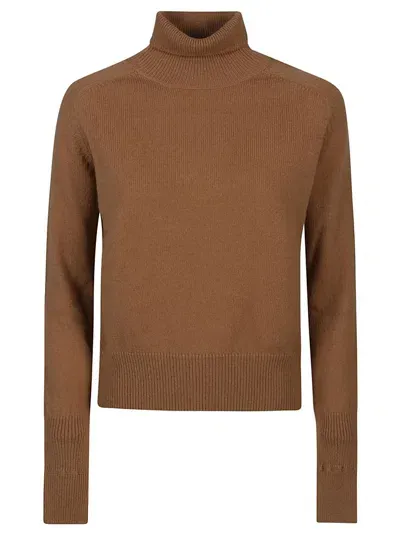 Victoria Beckham Sweater In Brown