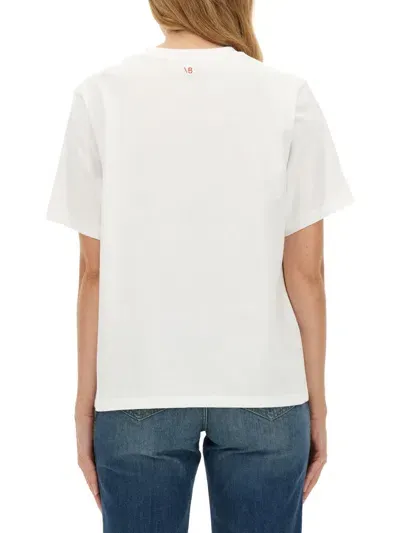 Victoria Beckham T-shirt With Logo In White