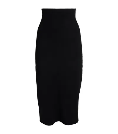 Victoria Beckham Vb Body Midi Skirt In Black