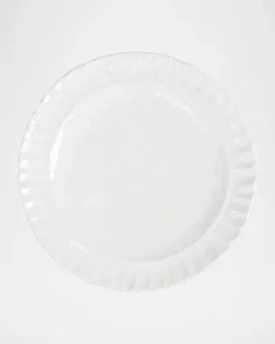 Vietri Pietra Serena Salad Plate In White