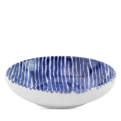 Vietri Santorini Stripe Condiment Bowl