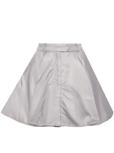 Viktor & Rolf Padded Mini Skirt In Grey