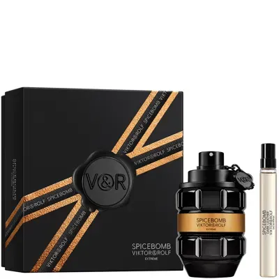 Viktor & Rolf Spicebomb Extreme Eau De Toilette 90ml Gift Set In White