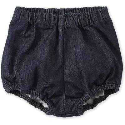 Vild House Of Little Kids'  Organic Denim Bloomers In Black