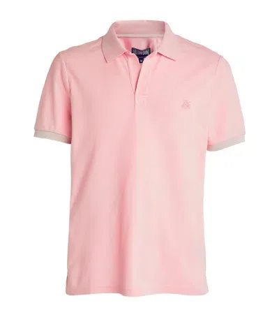 Vilebrequin Cotton Palatin Polo Shirt In Pink