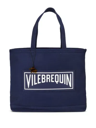 Vilebrequin Large Britbag Beach Bag In Blue