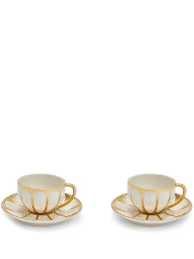 Villari Amour Cup And Saucer In White