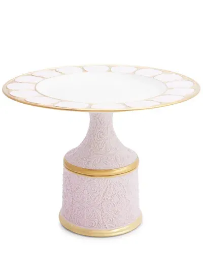 Villari Medium Amour Cake Stand In Rosa