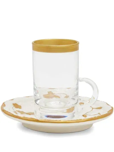 Villari Small Taormina Tea Cup Set In White