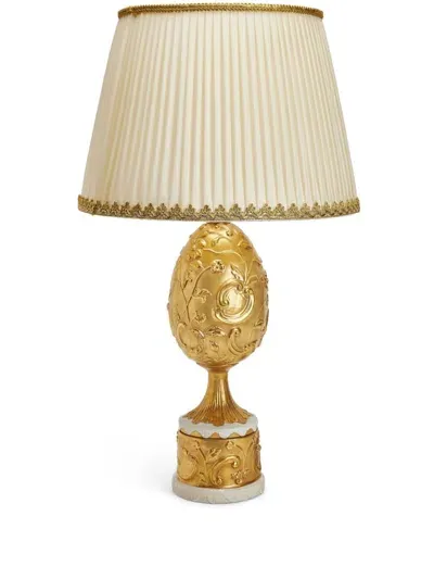 Villari Taormina Egg Lamp In Gold