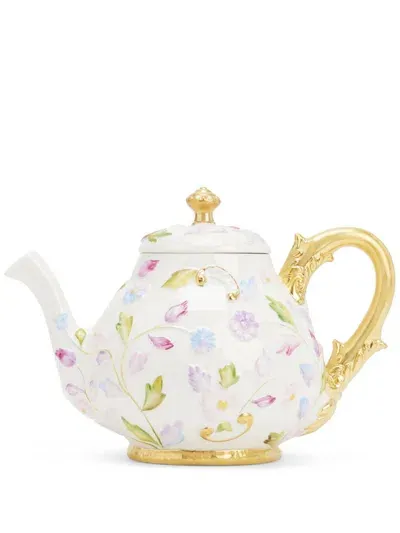 Villari Taormina Teapot In White