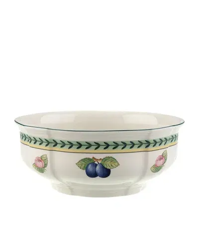 Villeroy & Boch French Garden Fleurence Salad Bowl In White