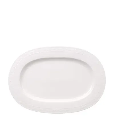 Villeroy & Boch White Pearl Oval Platter