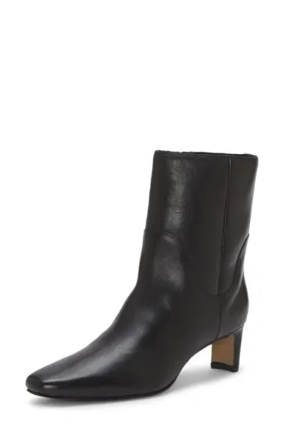 Vince Camuto Amariah Bootie In Black Leather