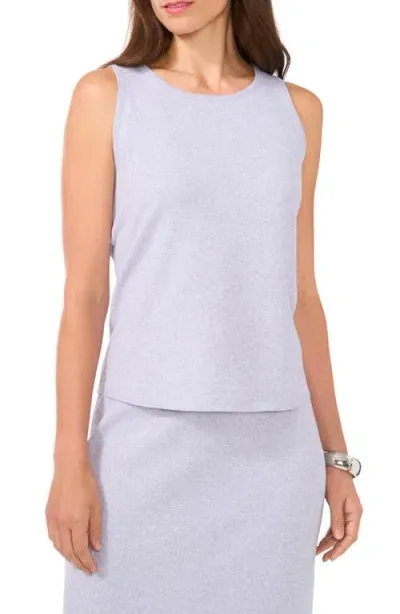 Vince Camuto Back Cutout Sweater Tank In Grey Skies