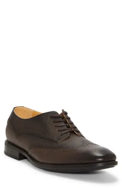 Vince Camuto Ckarl Wingtip Derby In Dark Coffee Minsco