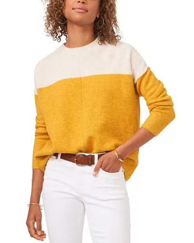 Vince Camuto Color Blocked Sweater In Amber