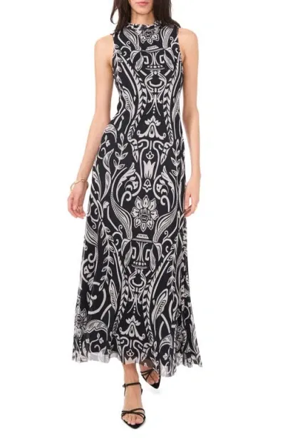 Vince Camuto Cowl Neck Maxi Dress In Rich Black