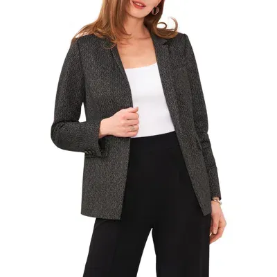 Vince Camuto Herringbone Knit Blazer In Rich Black