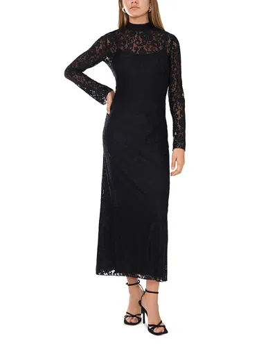 Vince Camuto Lace Maxi Dress In Rich Black