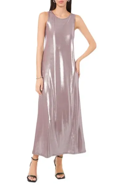 Vince Camuto Metallic Maxi Dress In Mocha