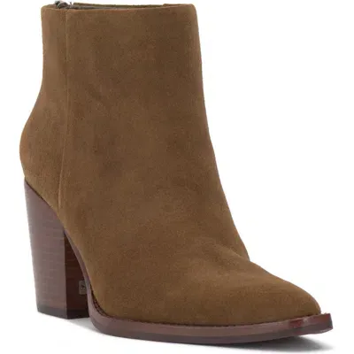 Vince Camuto Polellah Pointed Toe Bootie In Reishi Sisued