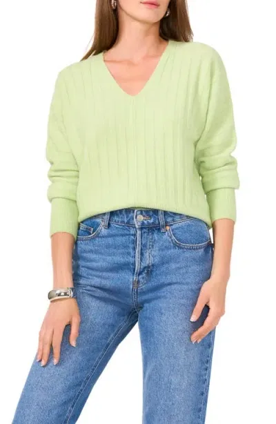 Vince Camuto Rib Sweater In Foam Green