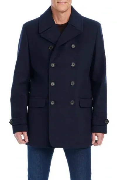 Vince Camuto Water Resistant Peacoat In Navy