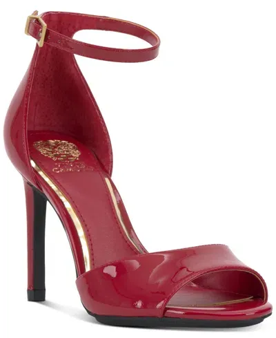 Vince Camuto Women's Aliza Two-piece Stiletto Sandals In Flame Patent