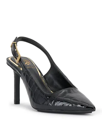 Vince Camuto Women's Brendie Pointed Toe High Heel Slingback Pumps In Black