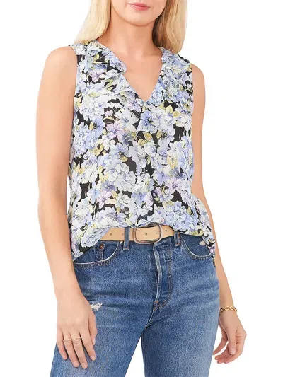 Vince Camuto Womens Floral Top Shell In Multi