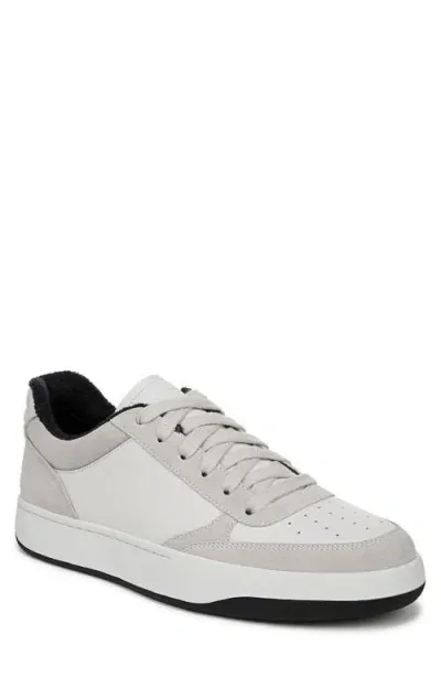 Vince Fresco Court Sneaker In Horchata/chalk White