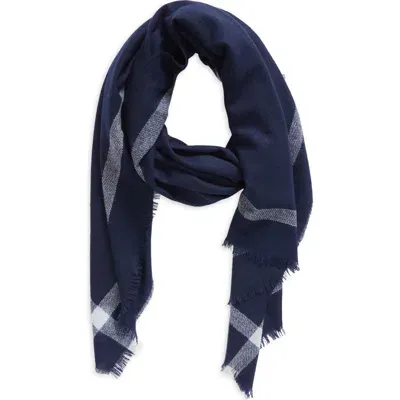 Vince Fringe Cashmere Scarf In Glacier